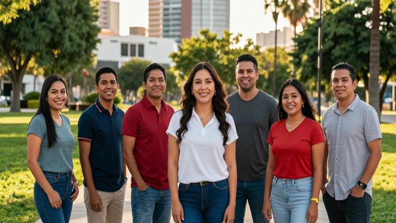Comunidad mexicana activa en parque moderno