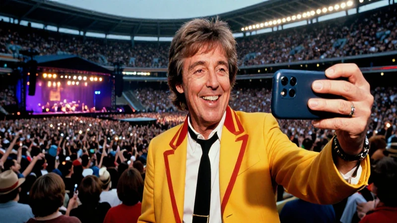 Paul McCartney: Selfie retro en concierto épico