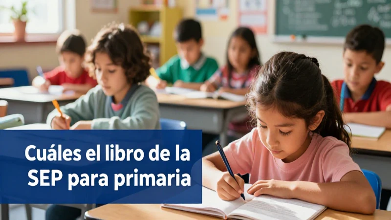 Ilustración vibrante de niños mexicanos estudiando inglés