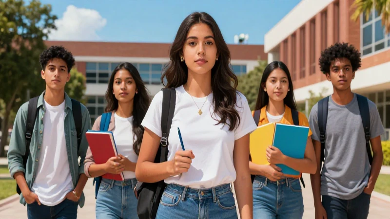 Estudiante mexicano moderno simboliza progreso y elección educativa