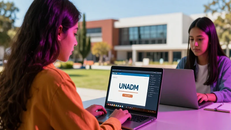 Conoce la convocatoria UNADM para estudios en línea