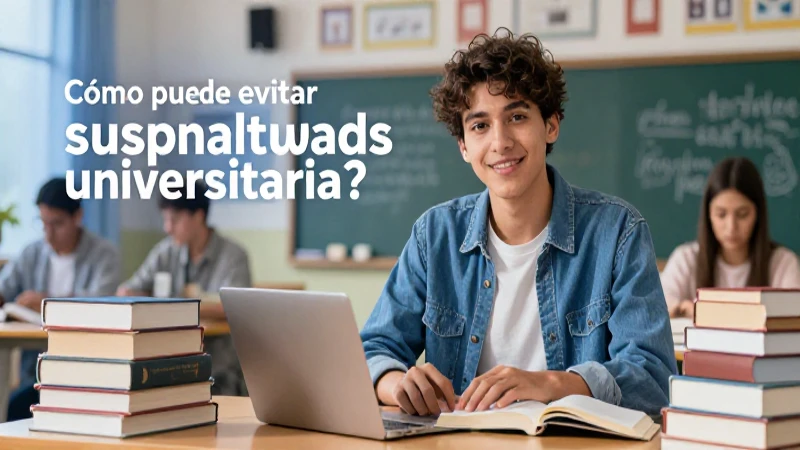 Mantener beca: evitar suspender materias