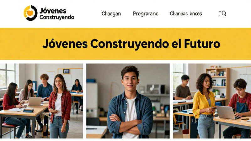 Imagen atractiva sobre Jóvenes Construyendo el futuro