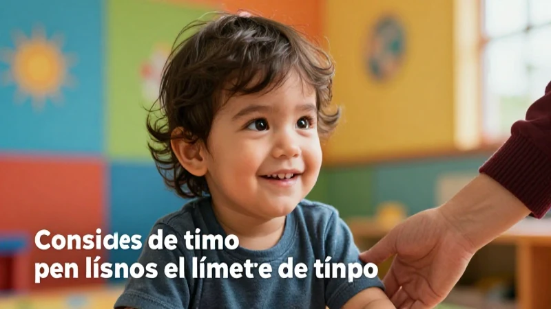 Guía sobre límites de tiempo en guardería