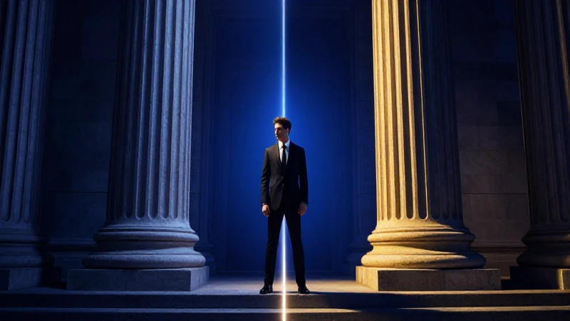 Persona enfrenta un dilema legal