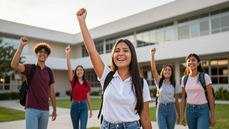 Cómo consultar la lista de beneficiarios de Becas Benito Juárez 49 Joven mexicano celebra éxito en campus moderno