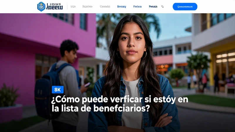 ¿Dónde consultar la lista de beneficiarios?