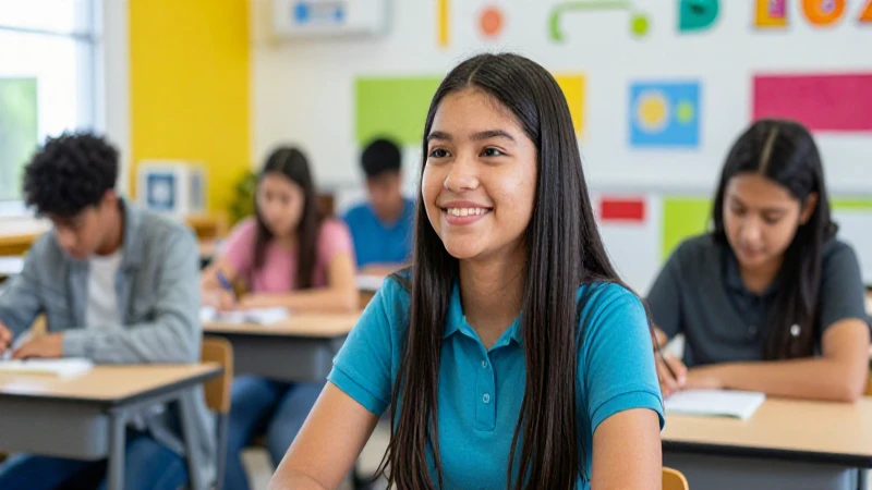 Estudiante mexicano sonríe, enfocado en el futuro