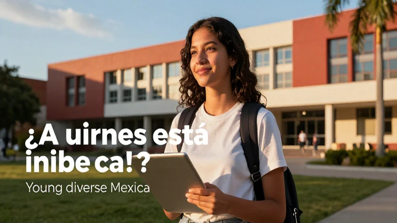 La beca está dirigida a estudiantes mexicanos jóvenes y diversos