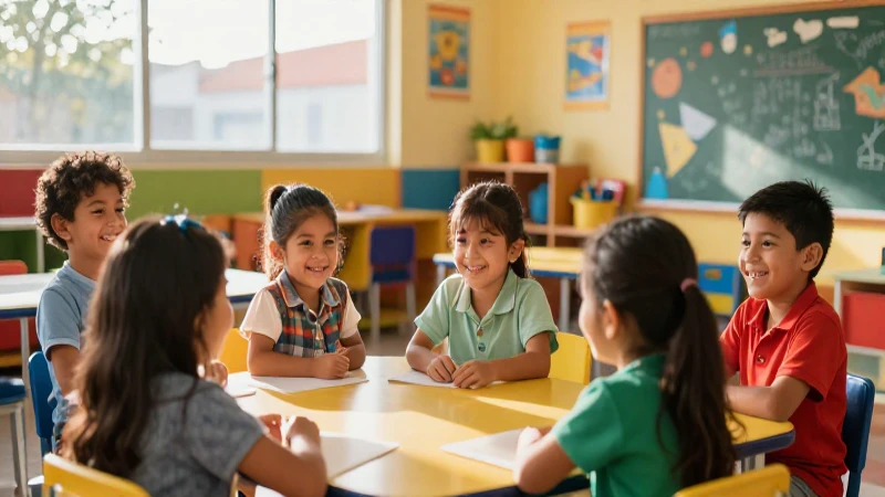 Cuáles son los mejores resultados de preescolar en tu área 94 Niños mexicanos sonríen en preescolar moderno