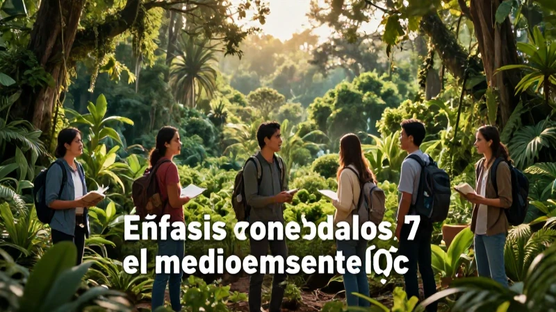 Portada de 7 énfasis ambientales impactantes