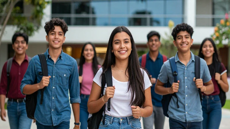 Éxito estudiantil en la moderna universidad mexicana