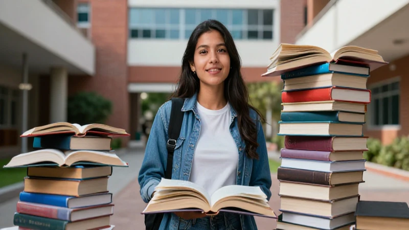 Joven estudiante mexicano dinámico y moderno en campus vibrante
