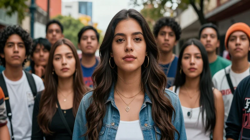 Líder mexicano inspirando su comunidad urbana