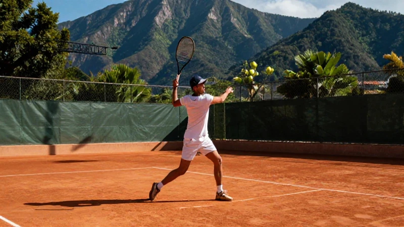 Deporte de tenis vibrante en Milpa Alta