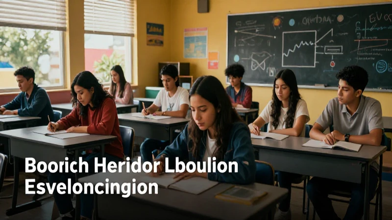 Estudiantes mexicanos aprenden inglés en aula vibrante