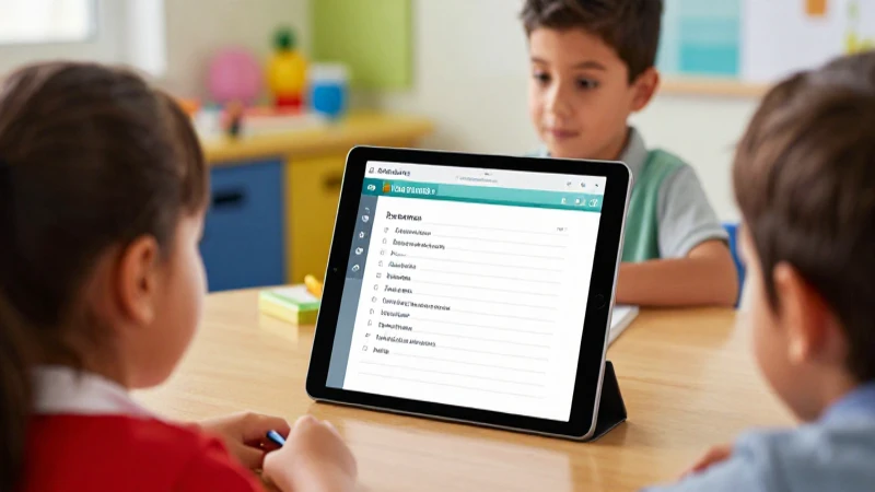 Pase de lista digital para preescolar