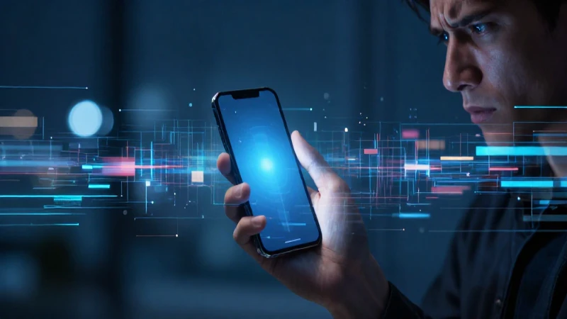 Smartphone con frustración digital dramática