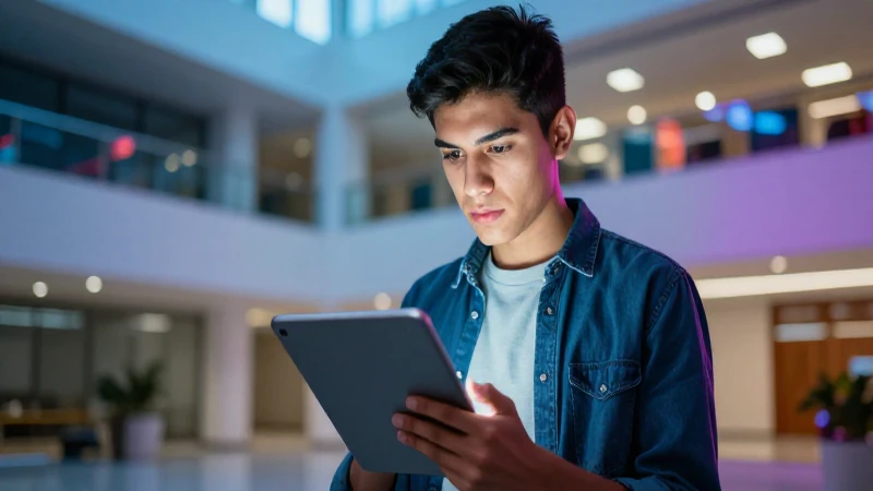Joven estudiante mexicano concentrado estudia ideas complejas