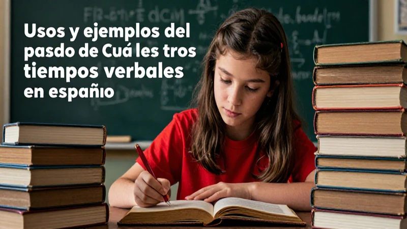 Estudia usos y ejemplos del pasado