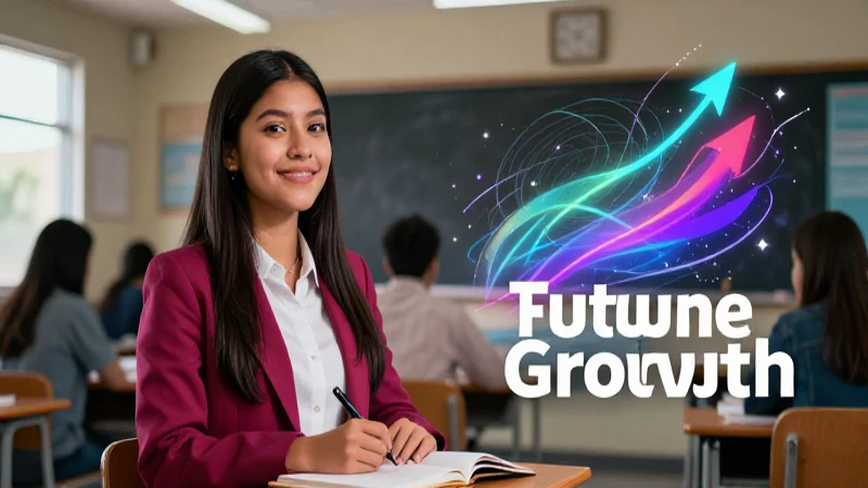 Estudiante universitario mexicano moderno, visión de crecimiento