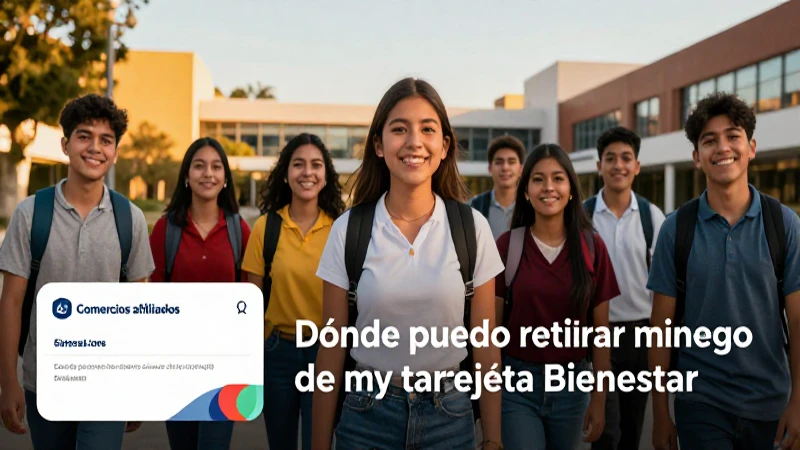 Comercios Bienestar: dónde retirar dinero