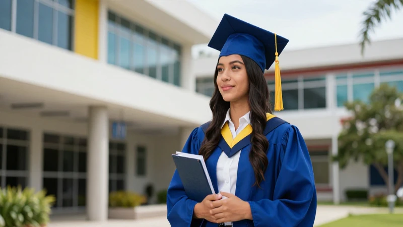 Joven graduado mexicano mira su futuro brillante