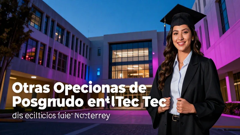 Maestrías del Tec: opciones de posgrado de élite