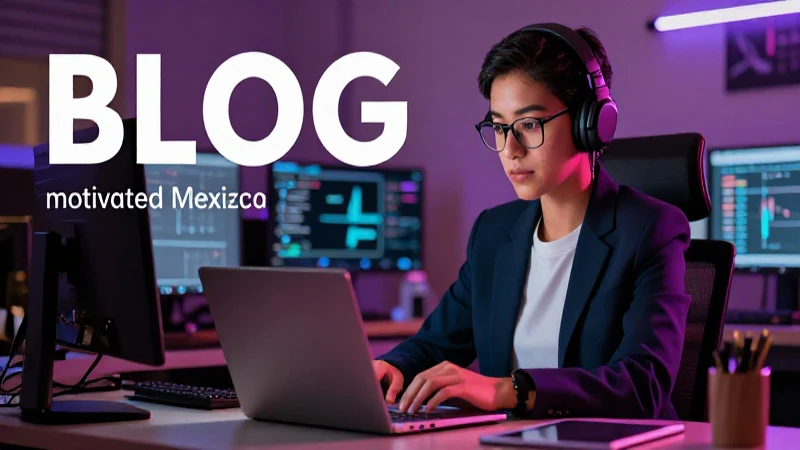 Éxito académico de joven profesional moderno