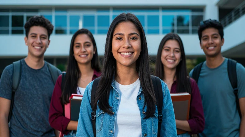 Estudiante mexicano brillante, logro académico, oportunidad