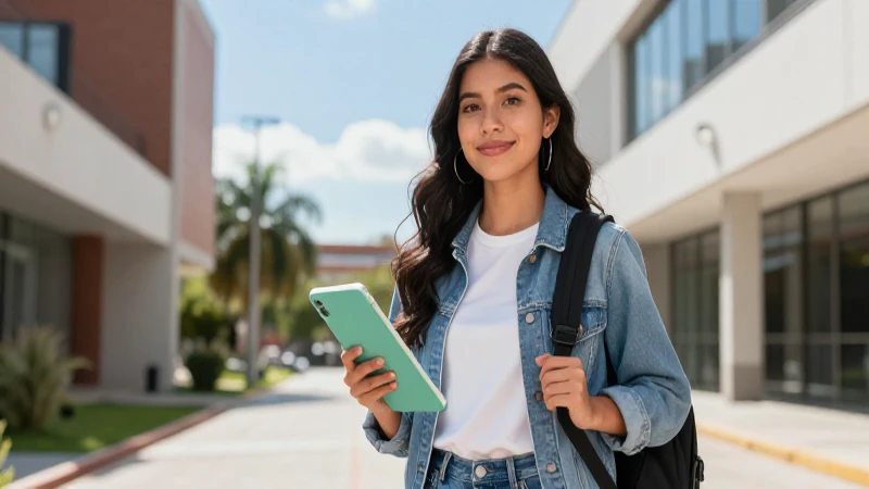 Estudiante mexicano, futuro y progreso