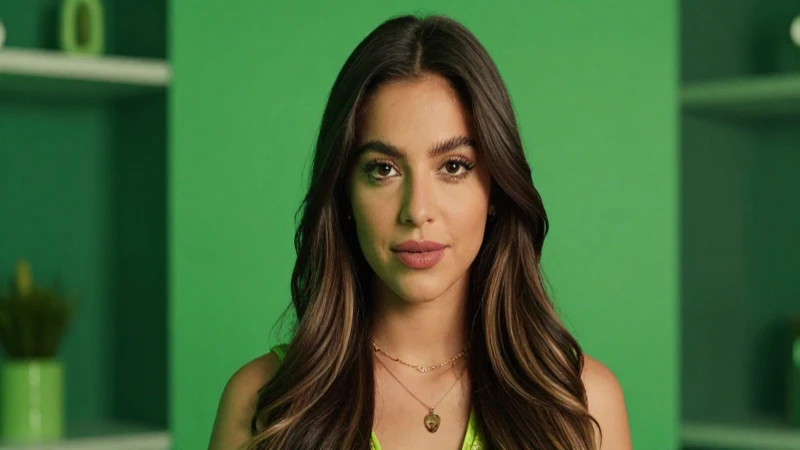 Mujer mexicana moderna, foto profesional vibrante y nítida