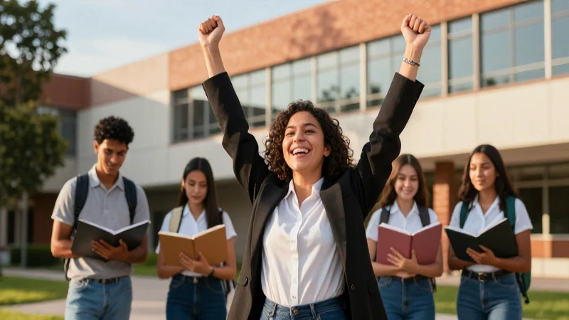Joven mexicano celebra su éxito académico
