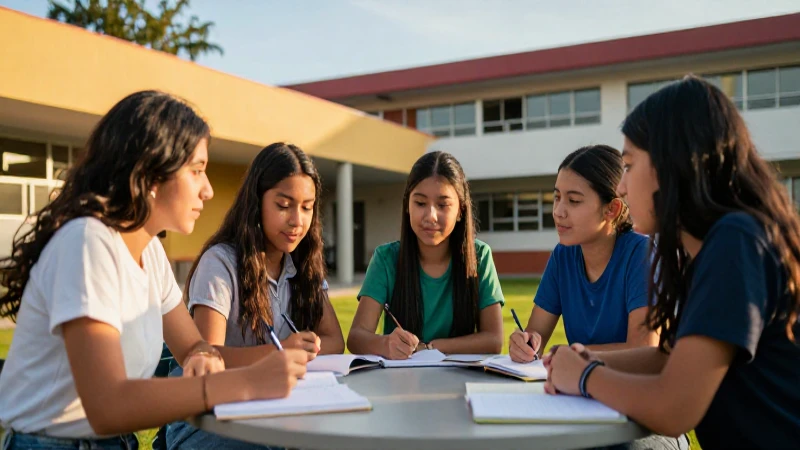 Jóvenes mexicanos estudian con optimismo y éxito