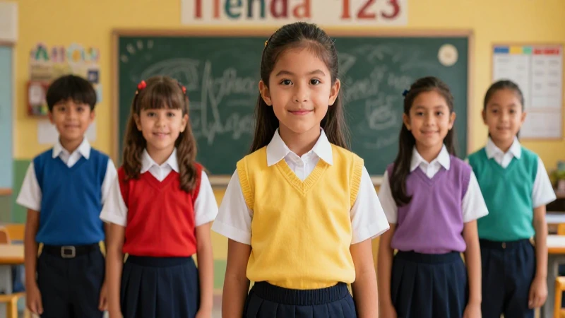 Tienda 123 ofrece uniformes económicos para primaria