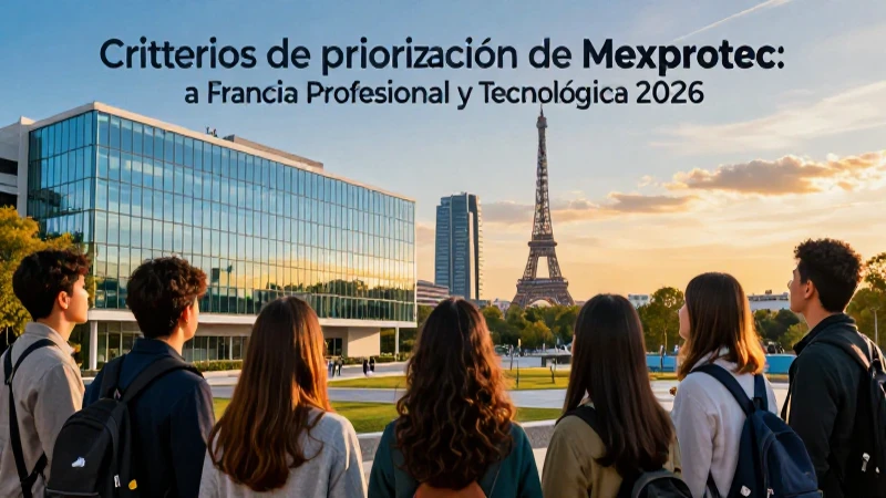 Mexprotec prioriza beca para Francia
