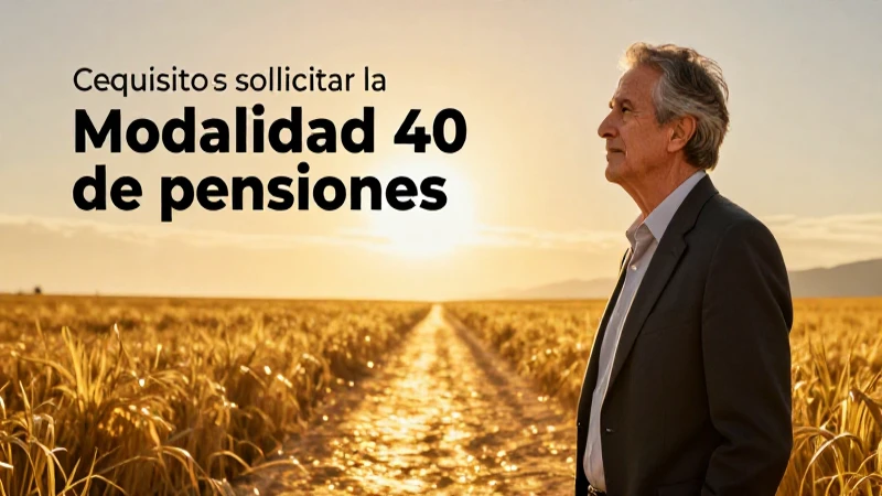 Requisitos para la Modalidad 40 de pensiones