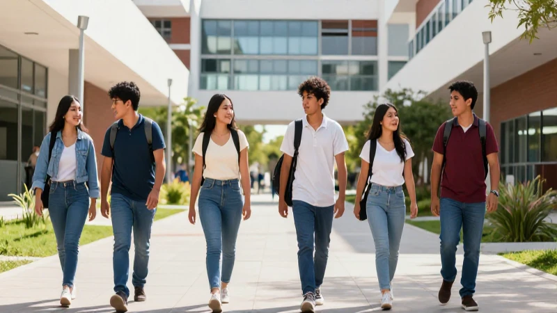 Estudiantes mexicanos con un futuro vibrante