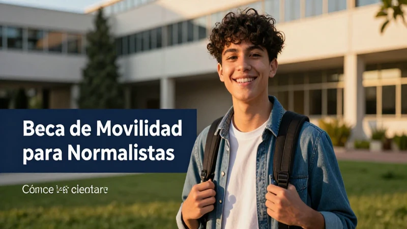 Registrarse a la beca de movilidad es sencillo