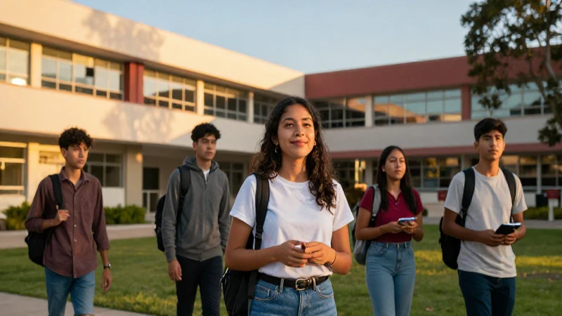 Jóvenes mexicanos inspiran en un campus vibrante