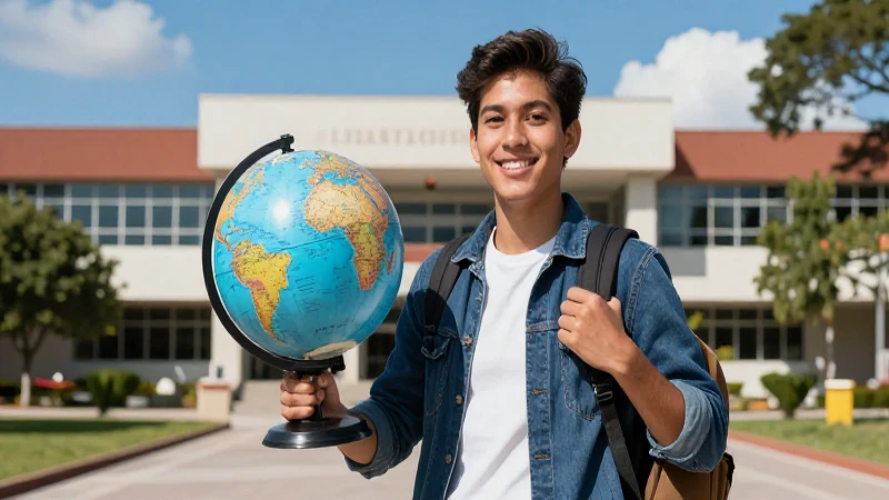 Estudiante mexicano exitoso y el futuro universitario