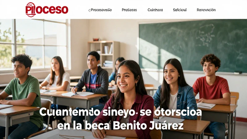Imagen atractiva sobre la beca Benito Juárez