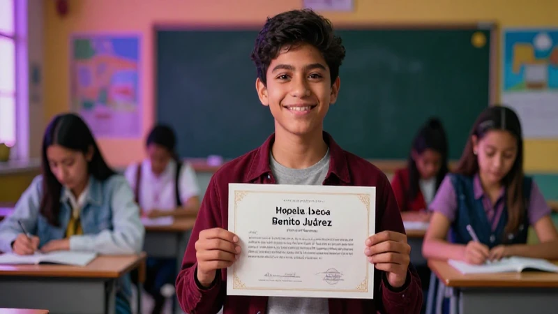 Beca Benito Juárez: Éxito educativo