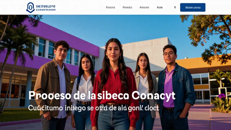 Fotografía inspiradora de beca Conacyt