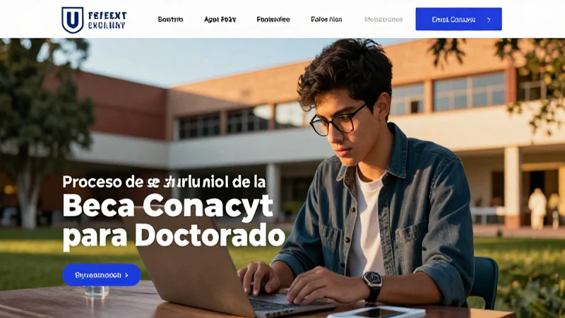 Imagen de un estudiante para beca Conacyt