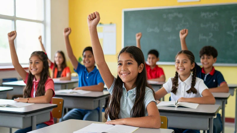 Estudiantes mexicanos celebrando éxito académico