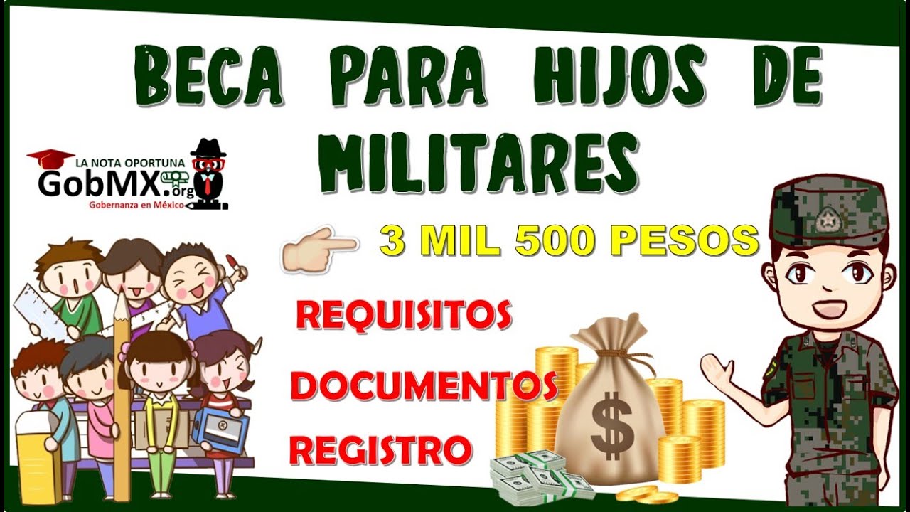 Monto de la beca para hijos de militares: información y requisitos