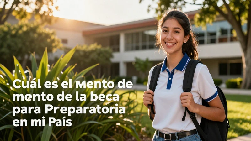 Beca de preparatoria, ¡tu futuro es brillante!