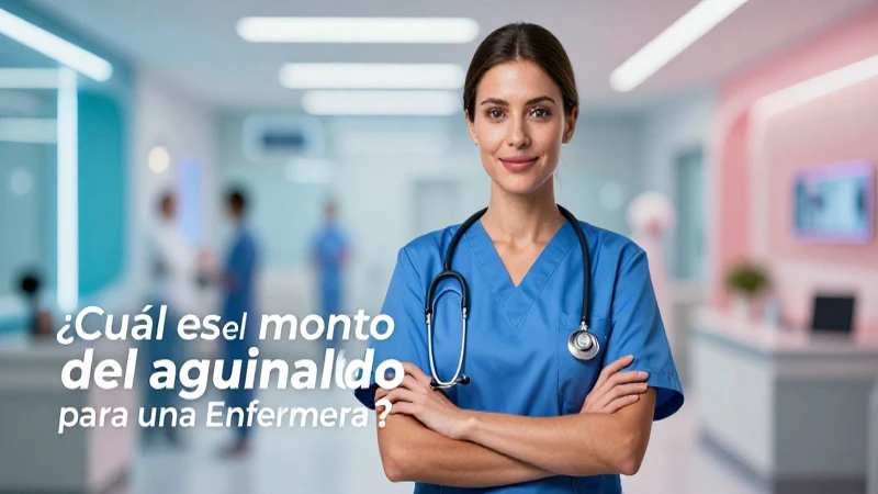 Aguinaldo de enfermera: ¿Cuál es el monto?