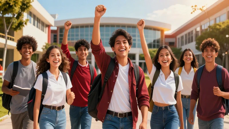 Estudiantes mexicanos logran éxito universitario vibrante